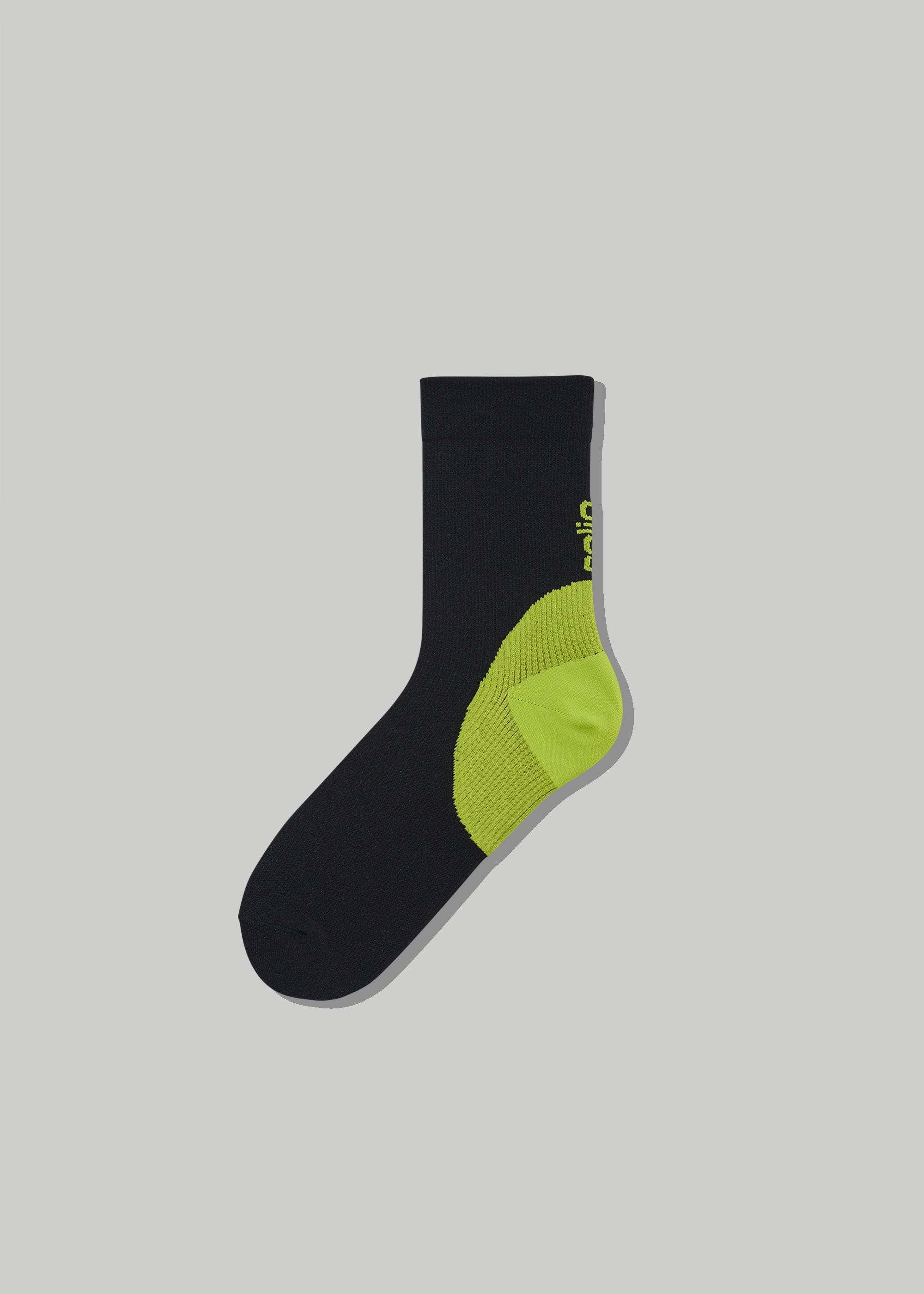 Guard Compression Socks in Black and Lime