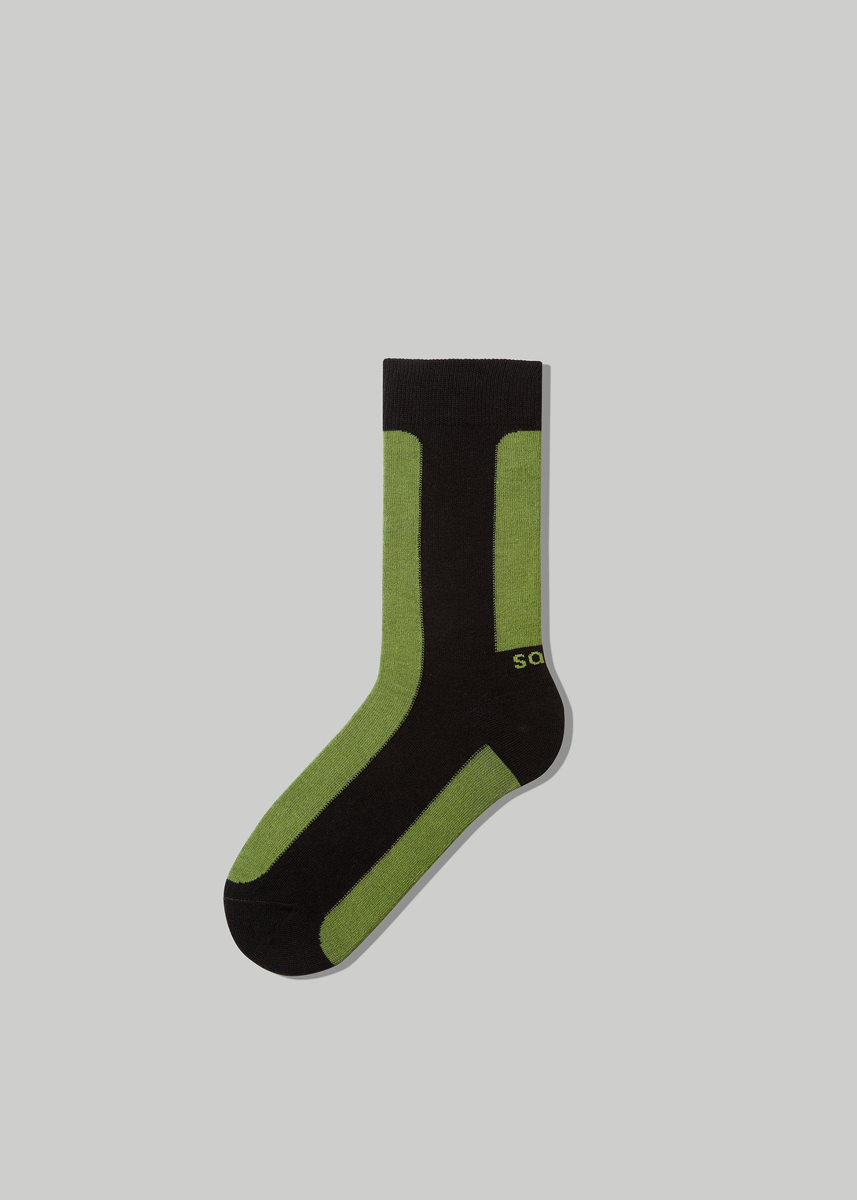 Fence socks in Black and Grass